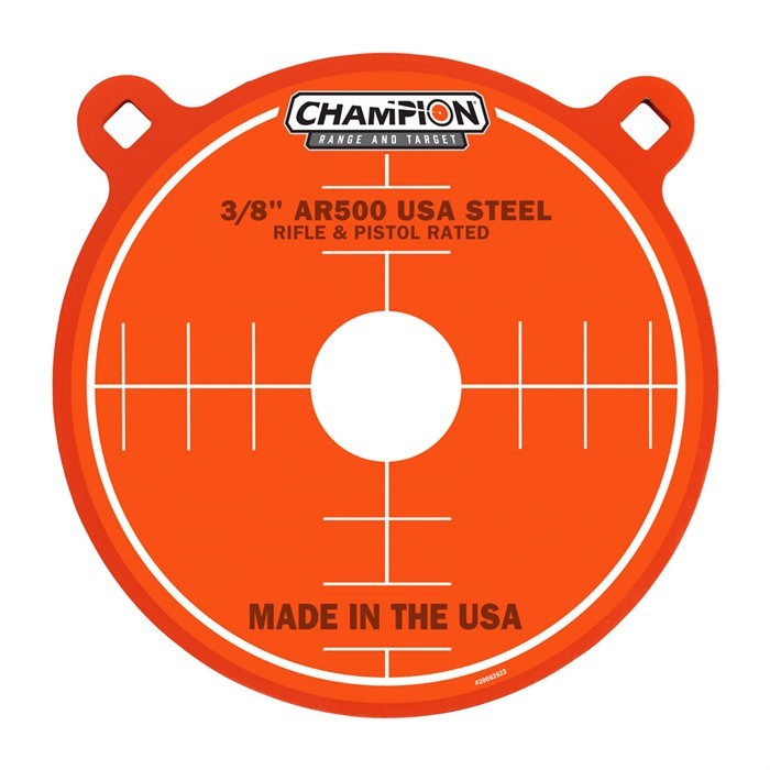 CENTER MASS 3/8'' ROUND AR500 STEEL TARGETS