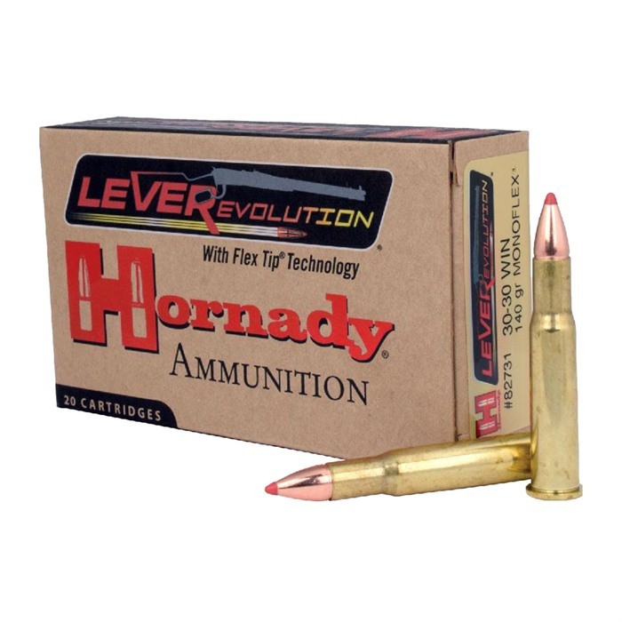 LEVEREVOLUTION® 30-30 WINCHESTER MONOFLEX POLYMER TIP RIFLE AMMO
