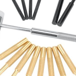 HAMMER & PUNCH SET WITH HARD PLASTIC CASE