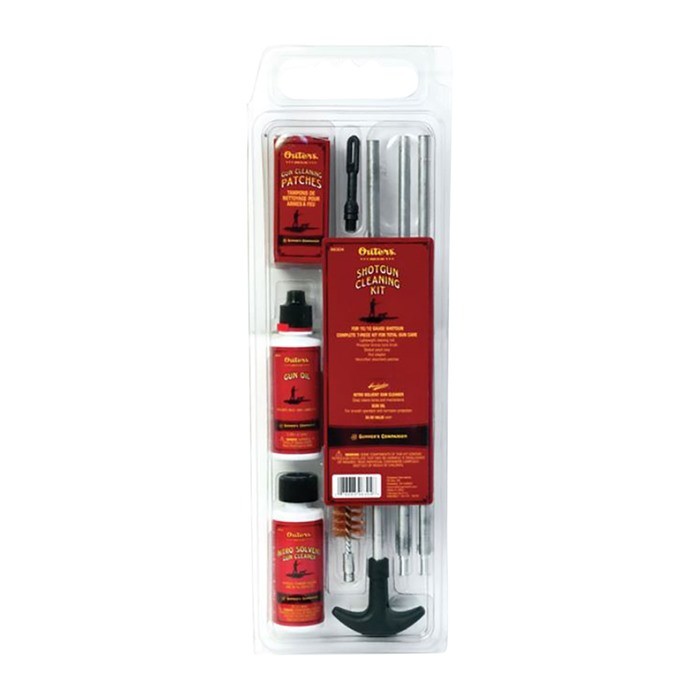 SHOTGUN CLEANING KIT WITH ALUMINUM CLEANING ROD