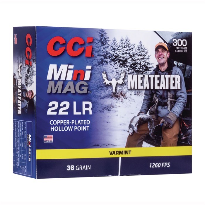 MEAT EATER 22 LONG RIFLE MINI MAG AMMO