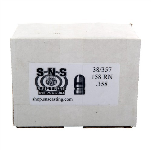 CAST .38 CALIBER (.358'') ROUND NOSE LEAD HANDGUN BULLETS