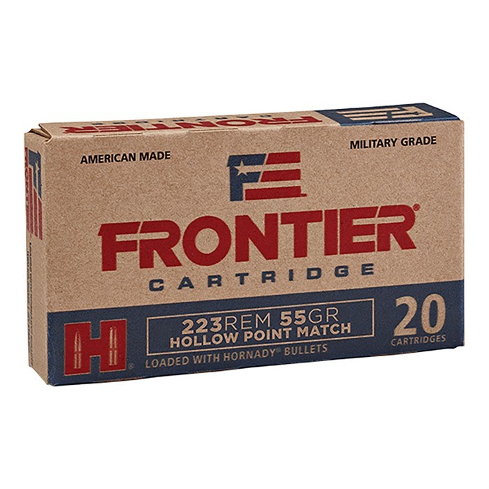 FRONTIER® 223 REMINGTON MATCH® HOLLOW POINT RIFLE AMMO