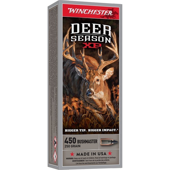 DEER SEASON XP 450 BUSHMASTER POLYMER TIP RIFLE AMMO