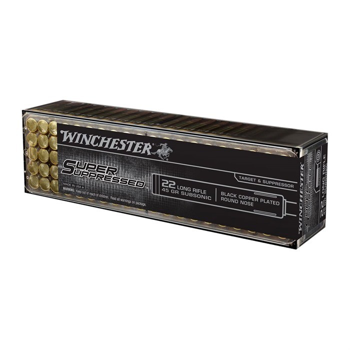 SUPER SUPPRESSED 22 LONG RIFLE AMMO