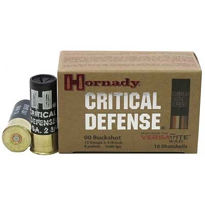 CRITICAL DEFENSE 12 GAUGE 2-3/4'' #00 BUCKSHOT SHOTGUN AMMO
