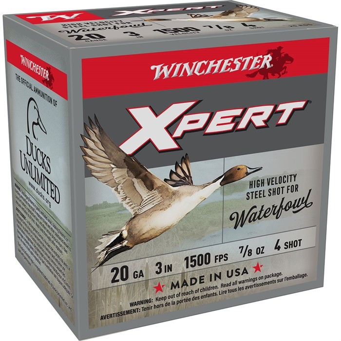 XPERT HV AMMO 20 GAUGE 3'' 7/8 OZ #4 STEEL SHOT