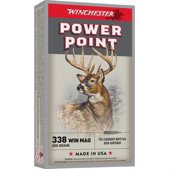 SUPER-X AMMO 338 WIN MAG 200GR POWER-POINT