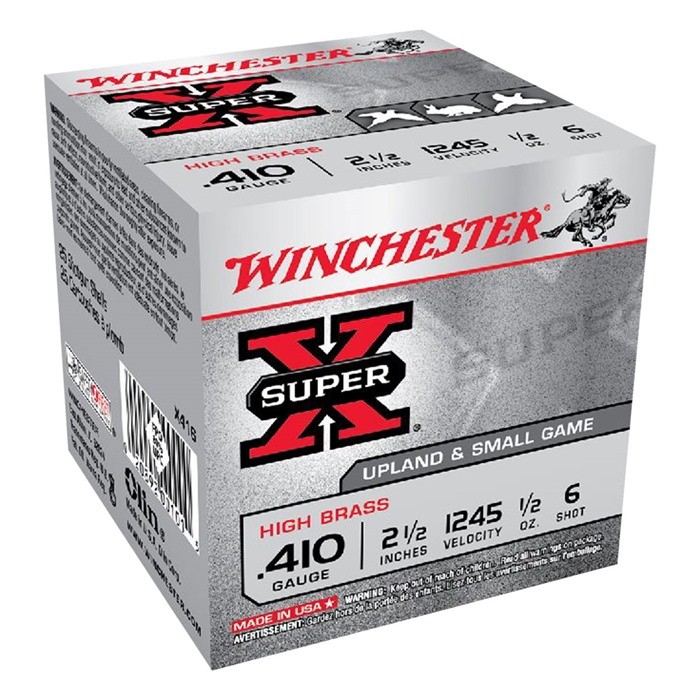 SUPER-X 410 BORE 2-1/2'' #4/6 SHOT SHOTGUN AMMO