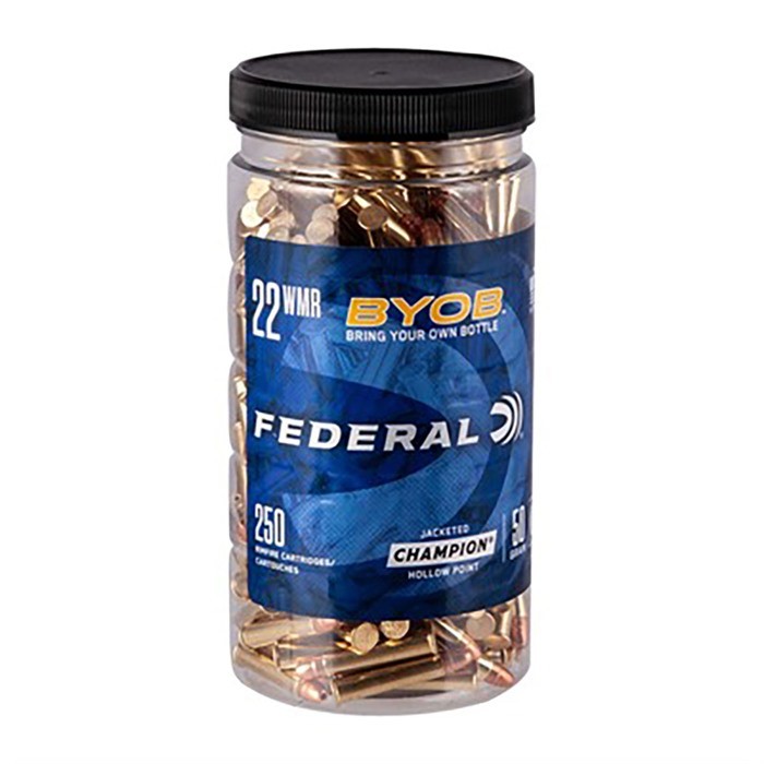 Federal Ammo 22mag 50gr JHP 250ct Bottle