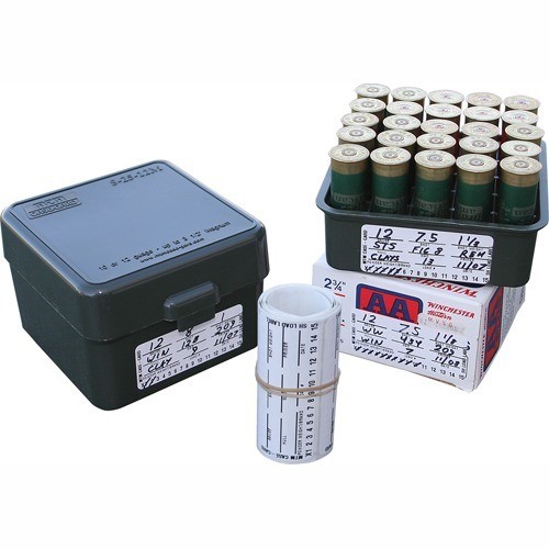 MTM  Reloading labels for Shotgunners for easy load data 50 Pack