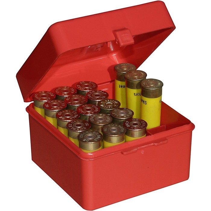 MTM  Shotshell Box 25 Round Original Flip-Top 20 Gauge up to 3