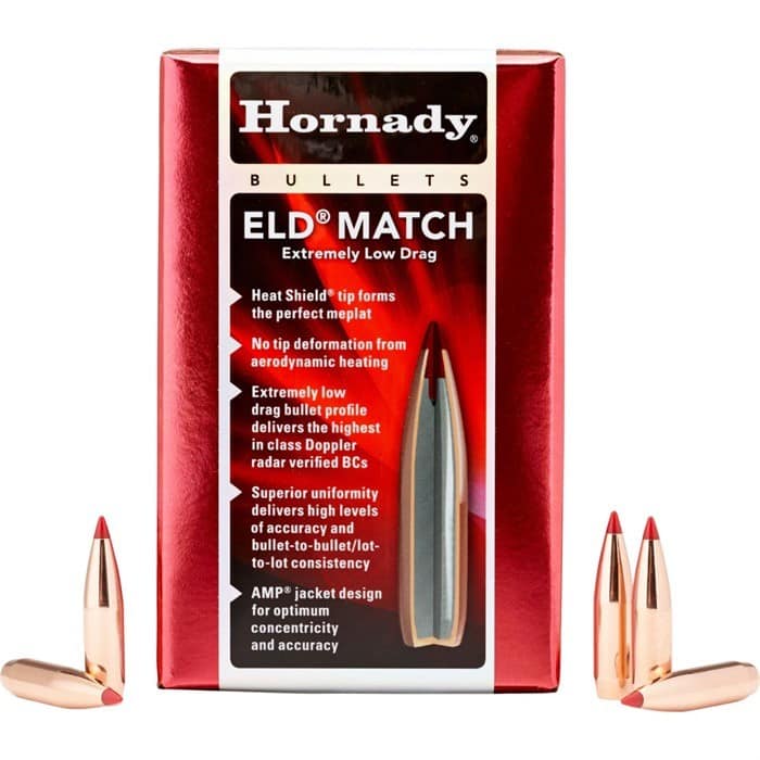 25 CALIBER (0.257'') 134 GRAIN ELD MATCH BULLETS