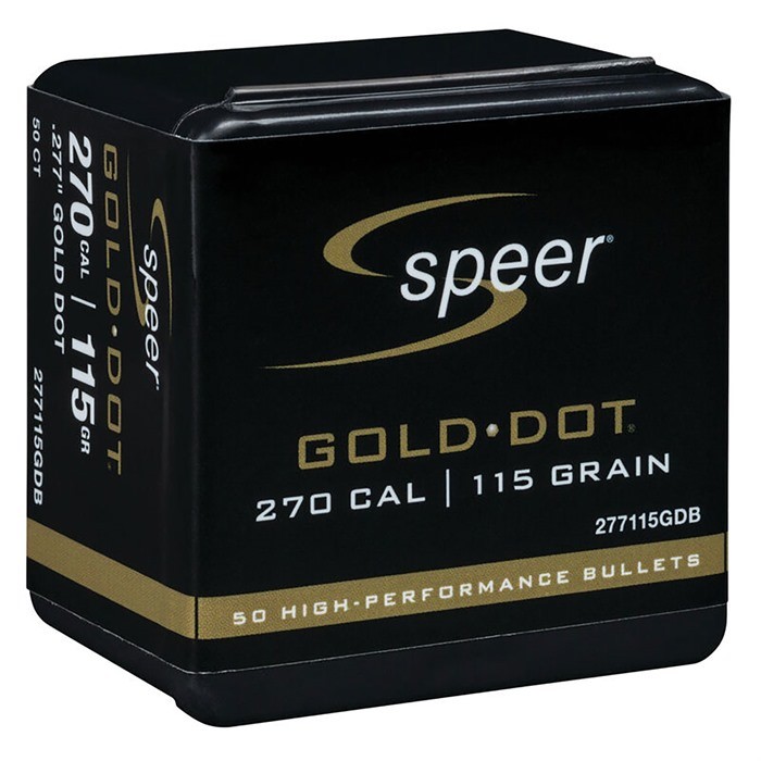 GOLD DOT 270 CALIBER (0.270'') RIFLE BULLETS
