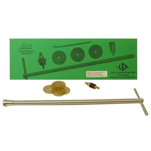 LEWIS LEAD REMOVER - LEWIS LEAD REMOVER HANDGUN KIT, 10MM/40/41 CALIBER
