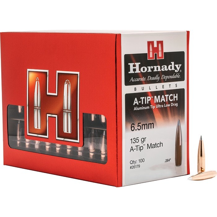 A-TIP MATCH 6.5MM (0.264'') ALUMINUM TIPPED RIFLE BULLETS