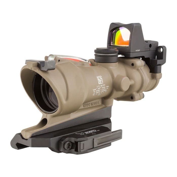 TA31 ACOG ECOS 4X32MM DUAL ILLUM CROSSHAIR 5.56 RETICLE WITH RM01