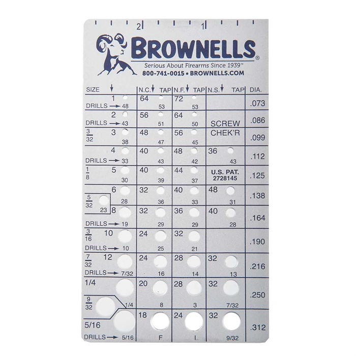BROWNELL'S SCREW CHEK'R