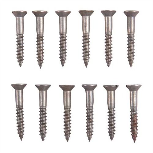 UNPLATED STEEL FLAT HEAD WOOD SCREW KIT