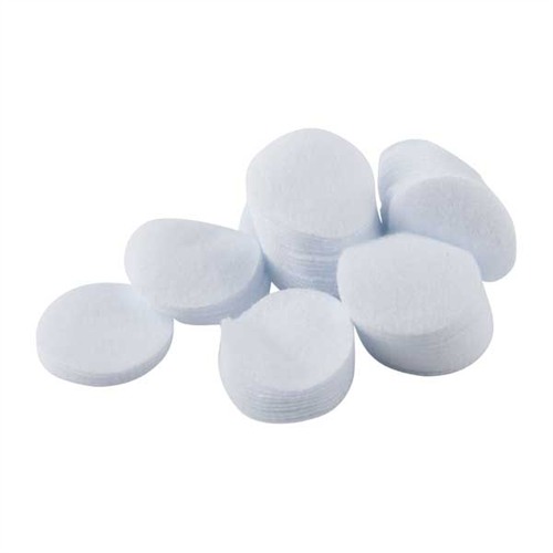 ROUND 100% COTTON FLANNEL CLEANING PATCHES