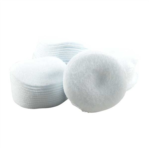 ROUND 100% COTTON FLANNEL CLEANING PATCHES