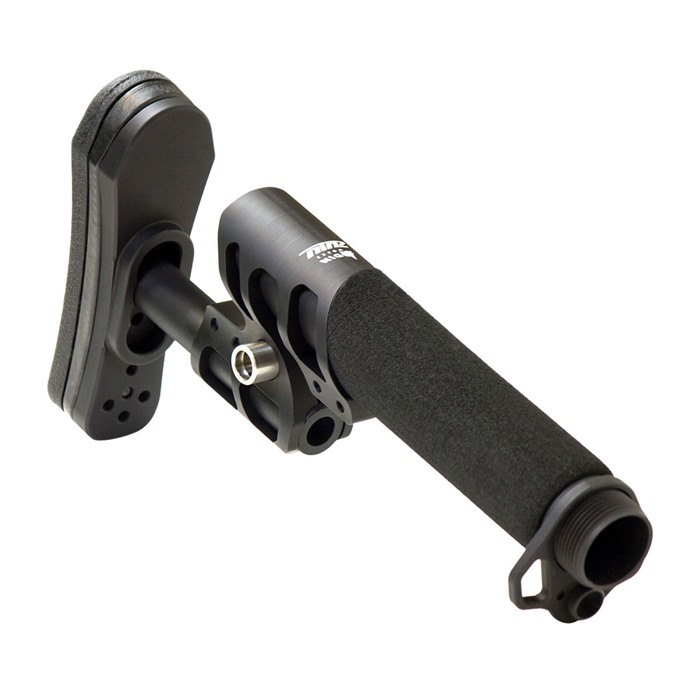 ZULU ADJUSTABLE STOCK W/PADDED PISTOL BUFFER TUBE & BACK PLATE