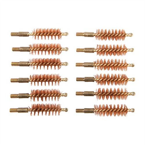 Dozen Pack Bronze Pistol Brushes