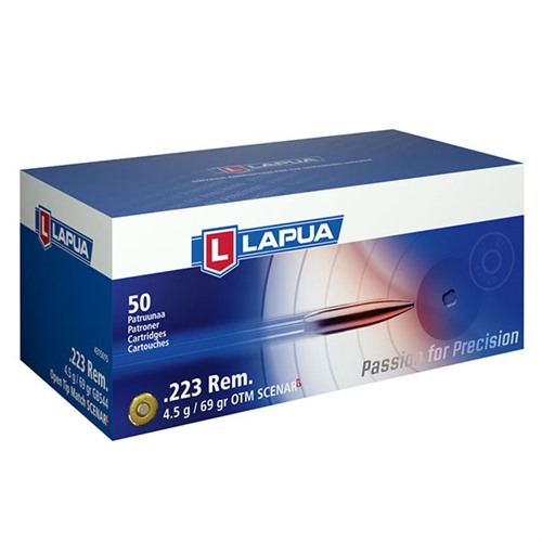 SCENAR-L AMMO 223 REMINGTON 69GR HP