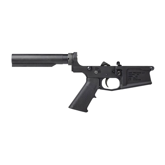 M5 CARBINE COMPLETE LOWER RECEIVER W/A2 GRIP NO STOCK - M5 CARBINE COMPLETE LOWER W/A2 GRIP NO STOCK FOR AR .308 BLK