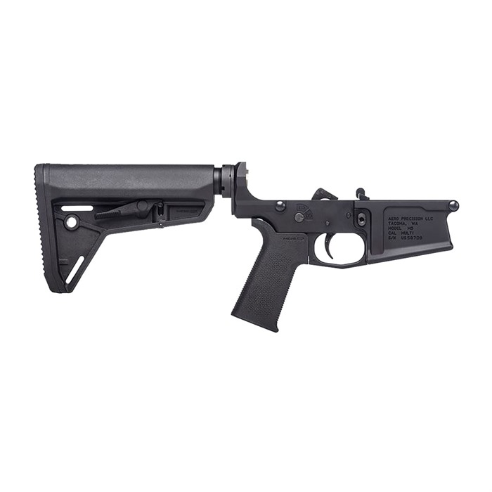 M5 COMPLETE LOWER RECEIVER W/MOE SL GRIP & SL CARBINE STOCK - M5 COMP LOWER W/MOE SL GRIP & SL CARBINE STK FOR AR .308 BLK