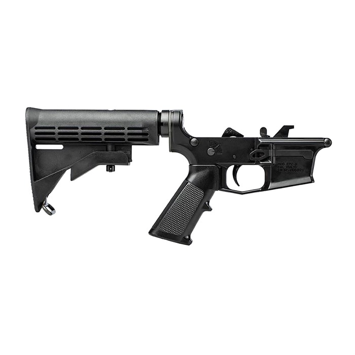EPC-9 9MM/40 S&W CARBINE COMPLETE LOWER W/A2 GRIP & M4 STOCK - EPC-9 CARBINE COMPLETE LOWER W/A2 GRIP & M4 STOCK BLACK