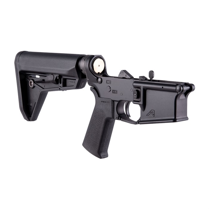 COMPLETE LOWER RECEIVER W/MOE SL GRIP & SL STOCK FOR AR-15 - COMP LOWER W/MOE SL GRIP & SL CARBINE STOCK FOR AR-15 BLK