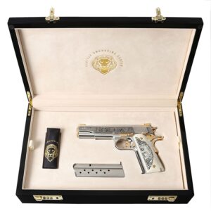 AZTEC TEMPLE BURSTS K1911 STS II 38 SUPER SEMI-AUTO HANDGUN