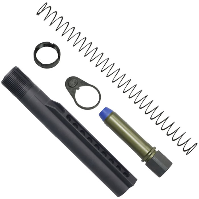 K-SPEC AR-15 A5-LENGTH HEAVY BUFFER TUBE KIT - KSPEC AR15 A5-LENGTH H2 BUFFER TUBE KIT W/5.6OZ BUFFER BLACK