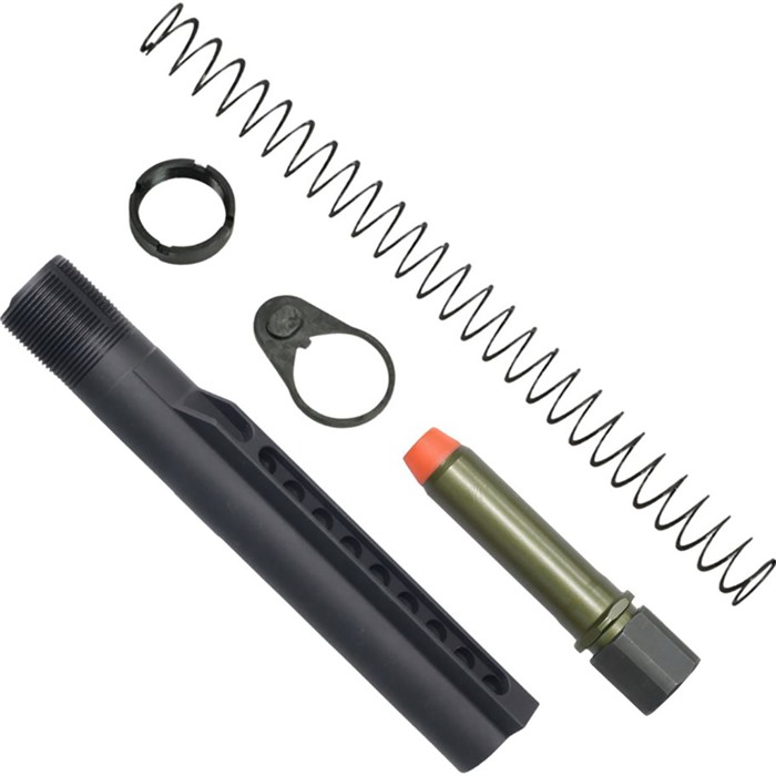 K-SPEC AR-15 A5-LENGTH HEAVY BUFFER TUBE KIT - KSPEC AR15 A5-LENGTH H3 BUFFER TUBE KIT W/6.5OZ BUFFER BLACK