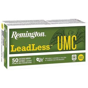 UMC LEADFREE 9MM LUGER HANDGUN AMMO - UMC LEADFREE 9MM LUGER 100GR LEAD FREE JACKETED 50/BOX