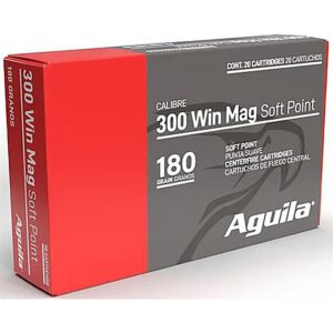 HUNTING 300 WINCHESTER MAGNUM RIFLE AMMO - HUNTING 300 WINCHESTER MAGNUM 180GR SOFT POINT 20/BOX