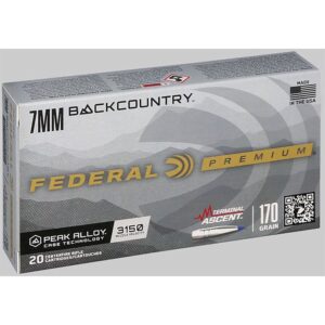 TERMIAL ASCENT 7MM BACKCOUNTRY RIFLE AMMO