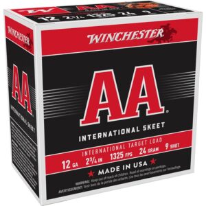 AA INTERNATIONAL 12 GAUGE 2-3/4'' #9 SHOT SHOTGUN AMMO