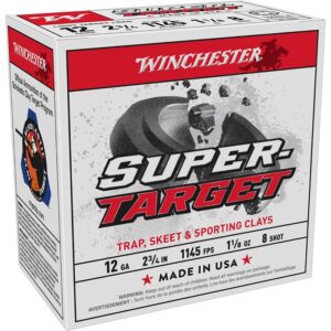 SUPER TARGET 12 GAUGE 2-3/4'' #8 SHOT SHOTGUN AMMO