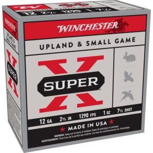 SUPER-X 12 GAUGE 2-3/4'' #7.5 SHOT SHOTGUN AMMO