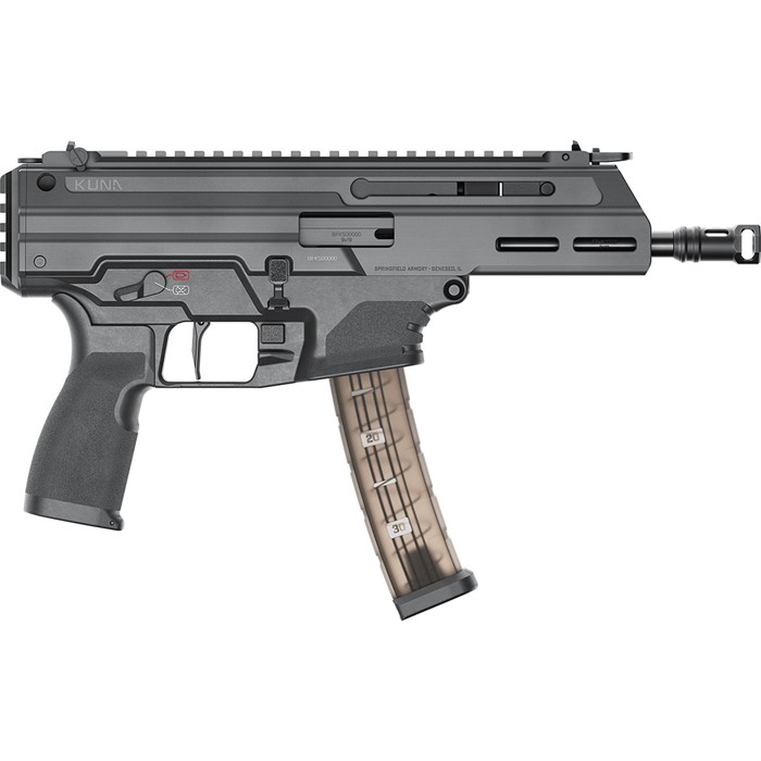 KUNA 9MM LUGER SEMI-AUTO HANDGUN - KUNA 9MM LUGER 6.125'' BBL (2)30RD MAGS BLACK