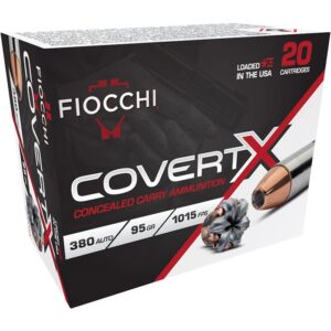 COVERTX 380 ACP JACKETED HOLLOW POINT HANDGUN AMMO