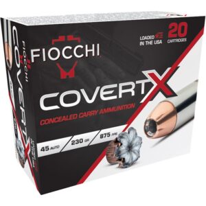 COVERTX 45 ACP JACKETED HOLLOW POINT HANDGUN AMMO