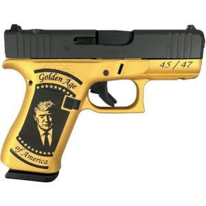 43X MOS CUSTOM 9MM GOLDEN AGE TRUMP SEMI-AUTO HANDGUN