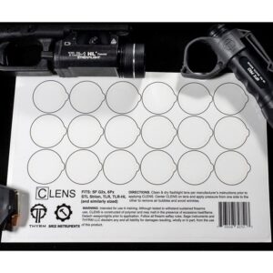 CLENS LENS PROTECTION FOR FLASHLIGHTS AND WEAPON LIGHTS