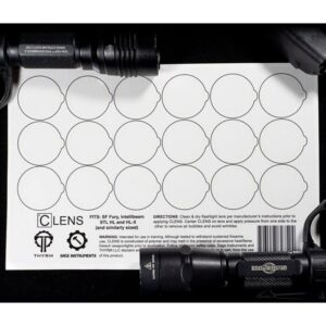 CLENS LENS PROTECTION FOR FLASHLIGHTS AND WEAPON LIGHTS