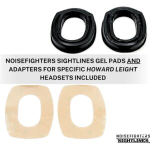 SIGHTLINES GEL EAR PAD ADAPTER PLATES