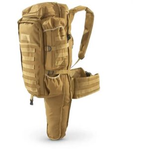 TACTICAL ASSAULT BAG WITH RIFLE HOLDER