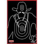 DIRTY BIRD GUNSLINGER SILHOUETTE 12 x 18'' TARGET